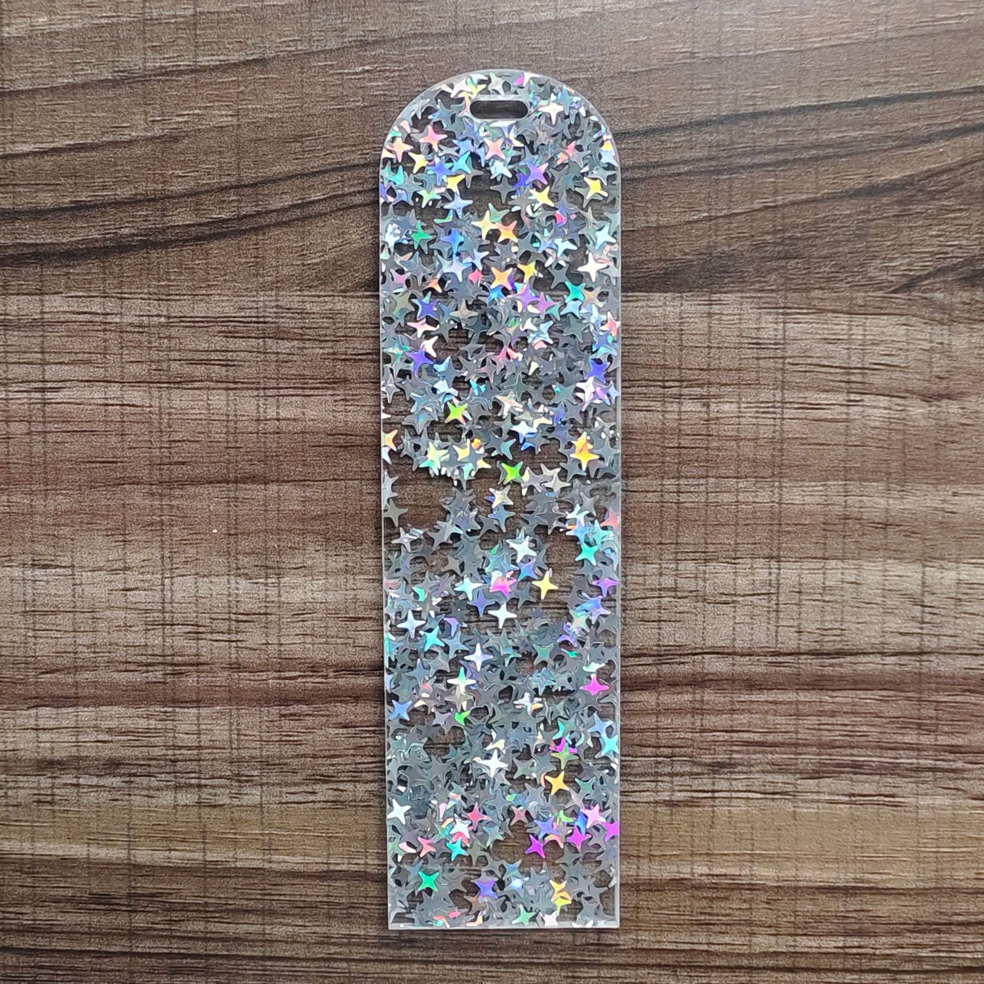 Wholesale 10pcs Blank Powder Acrylic Sticker Bookmark DIY Pendant Ornament